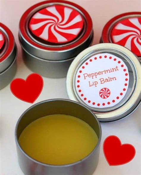 DIY Homemade Peppermint Lip Balm with Printable Labels - Thrifty Jinxy