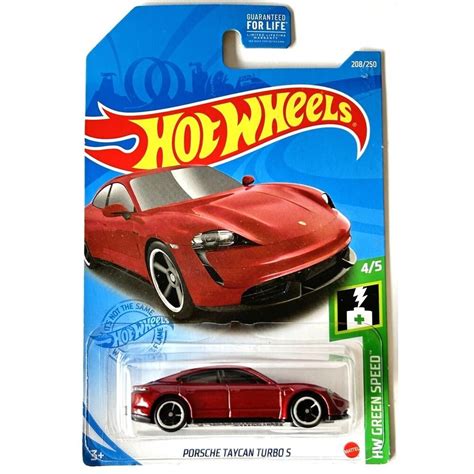 Hot Wheels Porsche Taycan Turbo S Hw Green Speed Shopee Malaysia