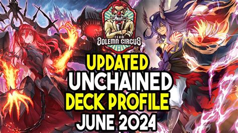 Yu Gi Oh Unchained Deck Profile June Youtube