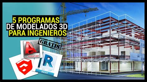 5 PROGRAMAS DE MODELADOS 3D PARA INGENIEROS CIVILES JDMacademy YouTube