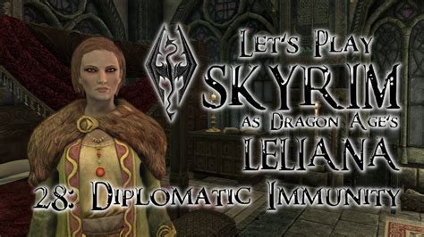 Let S Play SKYRIM As Dragon Age S Leliana Episode 28 Diplomatic