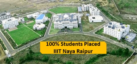 IIIT Naya Raipur placement 2022. 100% Students placed