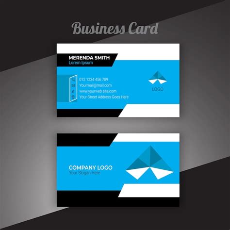 Premium Vector Creative Unique Business Card Design