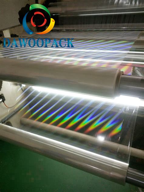 ZNS Layer Primer Coated Hologram Film PET Holographic Film PVC Hologram