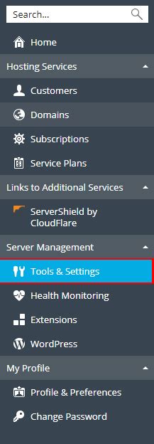 Plesk Onyx VPS Disk Space Usage • Conetix 