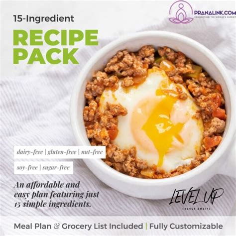 15 Ingredient Recipe Pack Pranalink