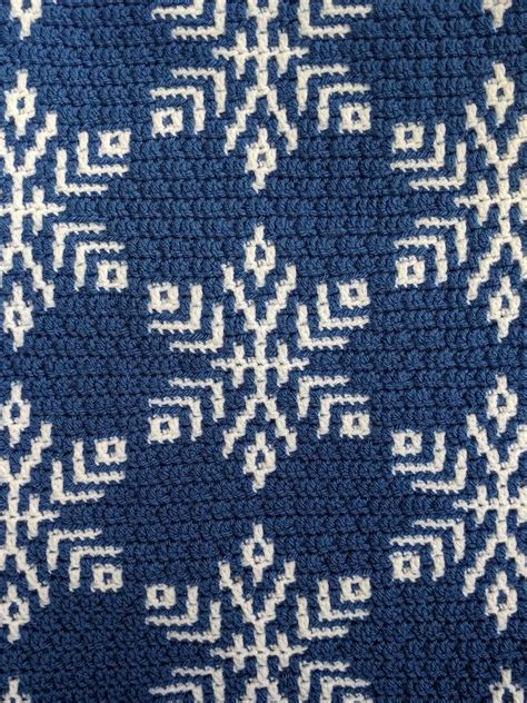 Frozen Snowflake Overlay Mosaic Crochet PATTERN ONLY For Etsy In 2022