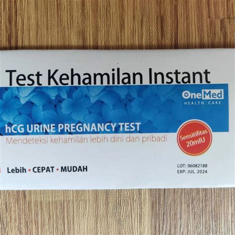 Jual Alat Tes Kehamilan Testpack Onemed Strip Ecer Shopee Indonesia