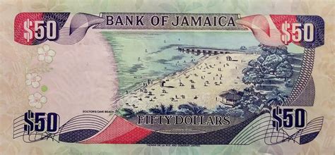50 Dollars Watermark Pineapple Jamaica Numista