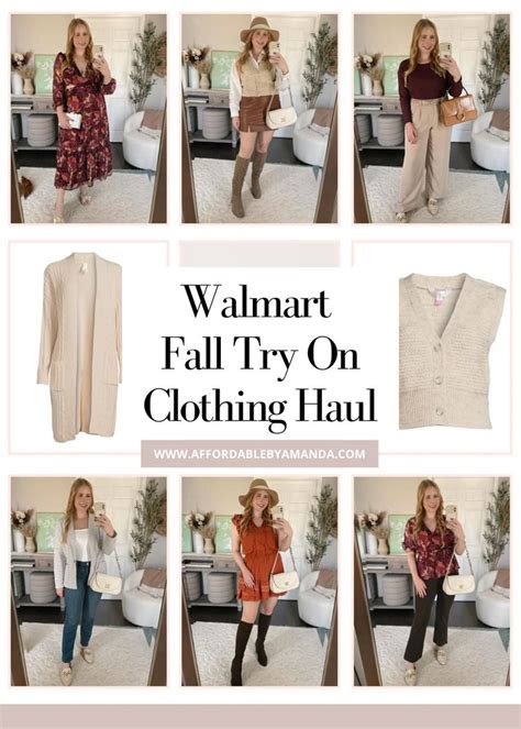 Walmart Fall Try On Clothing Haul Affordable By Amanda Walmart