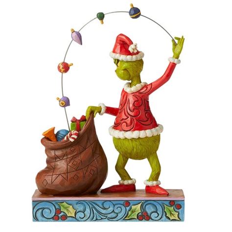 Enesco Grinch By Jim Shore Grinch Juggling Into Bag Figurine Agrohort