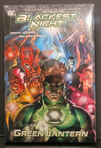 Blackest Night Green Lantern Hc Geoff Johns Dc Comics Factory Sealed