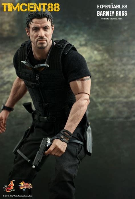 The Expendables Barney Ross Sylvester Stallone Figure Hot Toys Mms