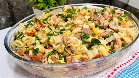 MACARRONESE OU SALADA DE MACARRÃO SIMPLES E FÁCIL Perfeita para o Dia