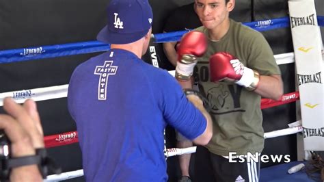 Must See Ryan Garcia Showing Off Ko Power Esnews Boxing Youtube