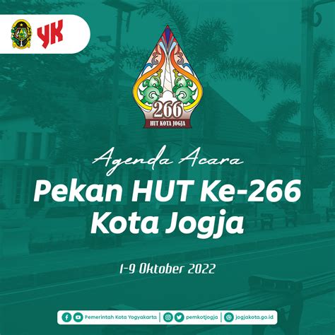 Portal Berita Pemerintah Kota Yogyakarta Agenda Acara Pekan Hut Ke