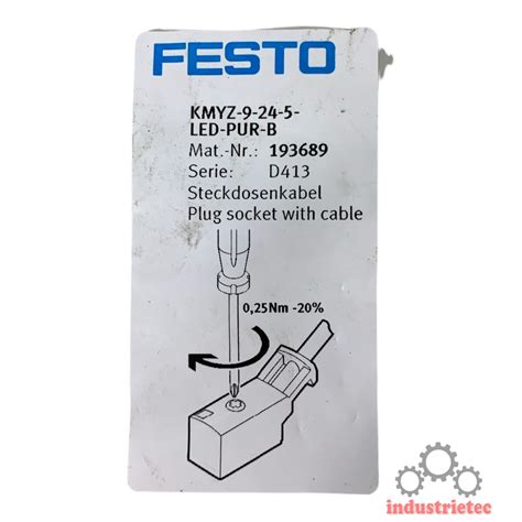 Festo Kmyz Led Pur B Steckdosenkabel