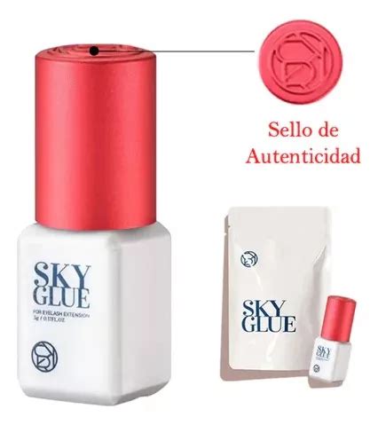 Adhesivo Pegamento Para Pestañas Sky Glue Roja Y Negro S Envío gratis