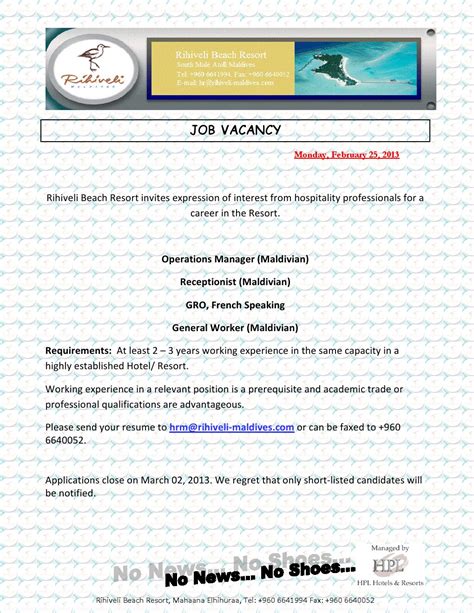 job maldives fresh jobs  maldives gro maldivian jobs  maldives