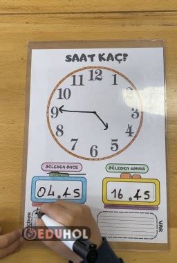 Yaz Sil Saat Eduhol Etkinlik İndir Oyun Oyna Test Çöz Video İzle