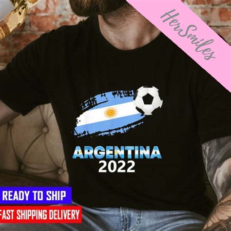 Argentina 2022 World Cup Champions T Shirt Hersmiles