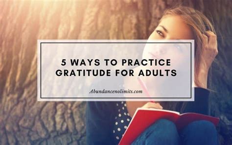 Actividades De Gratitud Para Adultos Ideas Para Practicar La