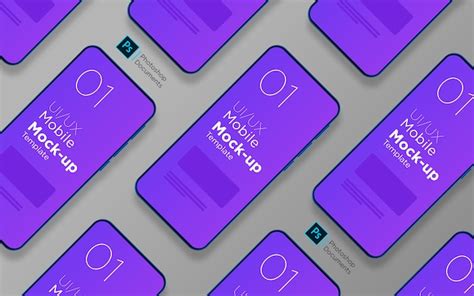 Premium Psd Mobile App Multi Screens Mockup Design Template