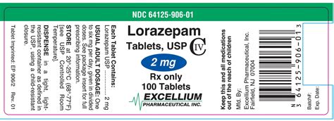 Dailymed Lorazepam Lorazepam Tablet