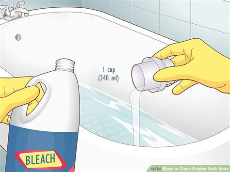 How To Clean Rubber Bath Mats 10 Steps With Pictures Wikihow