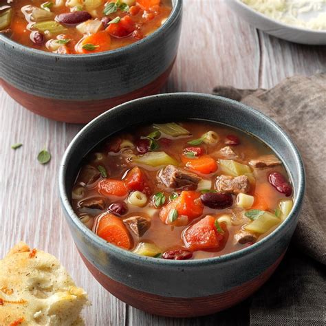 Beef Minestrone Soup Recipe