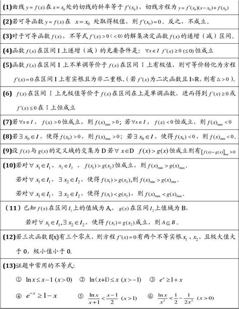 1 高考复习专题 函数与导数 Word文档在线阅读与下载 无忧文档