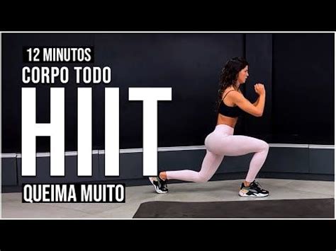 11 Min De HIIT INTENSO QUEIME MUITA CALORIA Corpo Todo Em Casa