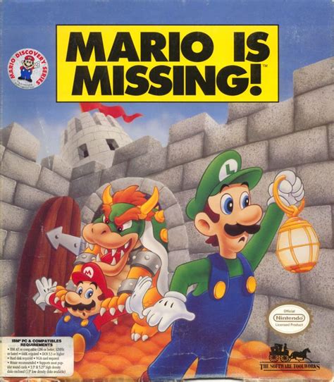 Mario Is Missing 1992 Dos Box Cover Art Mobygames