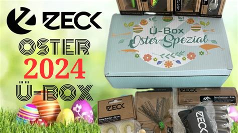 Zeck Fishing Ü Box Oster Spezial 2024 Unboxing ganz tolle Box