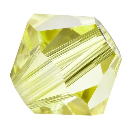 Preciosa Bicone Bead Mm Acid Yellow Harman