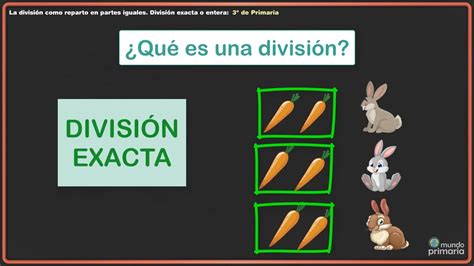 División como reparto de partes iguales YouTube