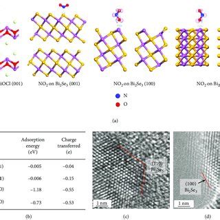 calculated structural models    molecules absorbed
