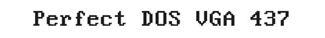 Perfect Dos Vga 437 Font Download Fonts4free