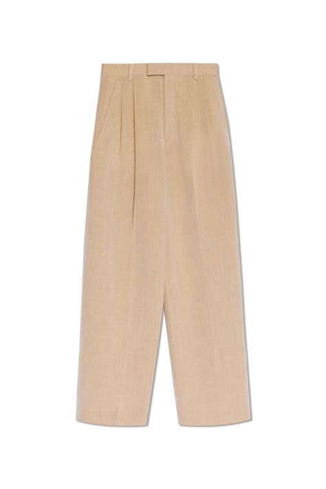 Jacquemus Titolo Pleat Front Trousers Men S Clothing Vitkac