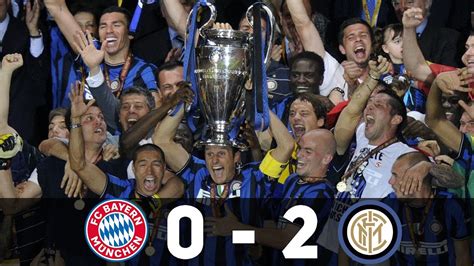 Inter Vs Bayern 2010 Champions League Final 2010 Inter Milan V Bayern