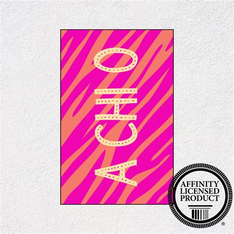 Alpha Chi Omega Print Custom Alpha Chi Omega Poster, Tiger Alpha Chi Omega Wall Art, Trendy ...