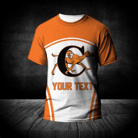 Buy Campbell Fighting Camels T Shirt Curve Style Sport Ncaa Meteew