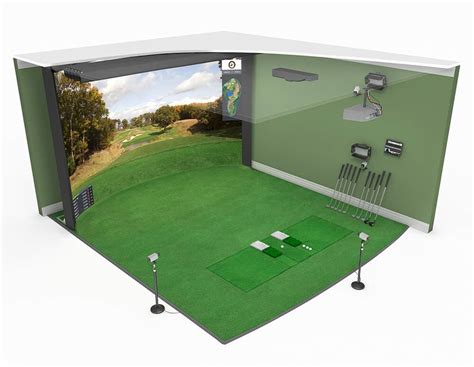 New Curved Screen Golf Simulators Hd Multisport