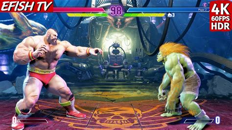 Zangief Vs Blanka Hardest Ai Street Fighter 6 Youtube