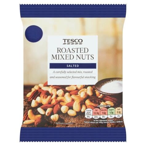 Tesco Roasted Salted Mixed Nuts 200g Tesco Groceries