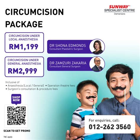 Circumcision Package Sunway Specialist Centre Damansara