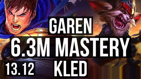 Garen Vs Kled Top M Mastery Games Legendary Na