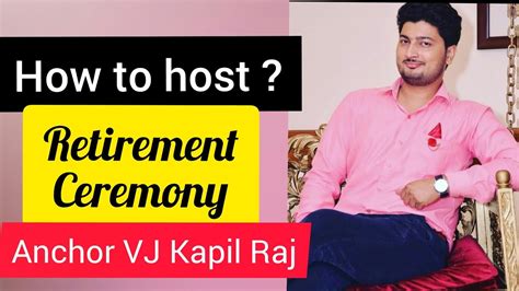 Bestanchor Vj Kapil Raj Hosting Retirement Ceremony Youtube