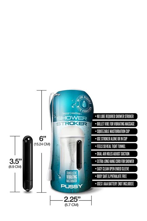 ᐉ Vibrating shower stroker self lubricating pussy мастурбатор вагіна