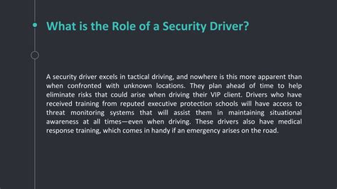 Ppt Join Security Driving Training From Reputed Executive Protection